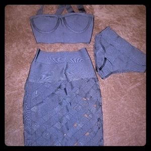 Gray 3 piece set